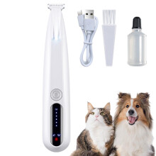Cat Hair Clipper - Rechargeable Waterproof Pet Trimmer for Cats and Dogs - Compact Paw Grooming Clipper