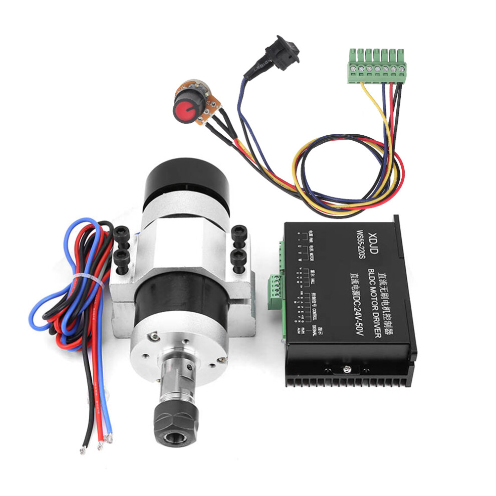 ER16 500W High Speed Air Cooling Brushless Spindle