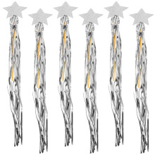 6pcs Wooden Paper Star Wands Fairy Photo Props