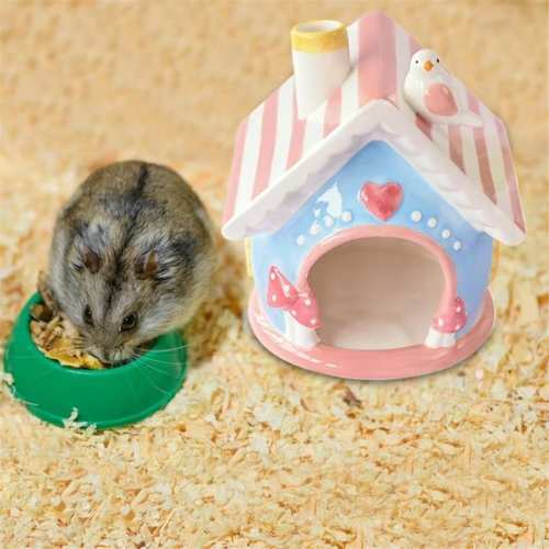 Hamster Hideaway Cute Ceramic HidingNests ChinchillaHut 2