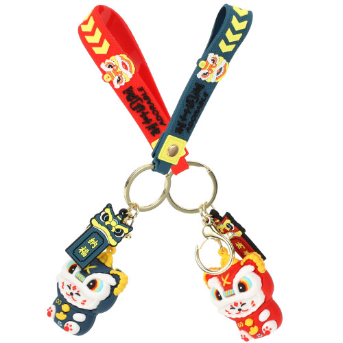 8pcs Cat Keychain Phone Charm Purse Accessory 2