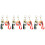 8pcs Cat Keychain Phone Charm Purse Accessory 6