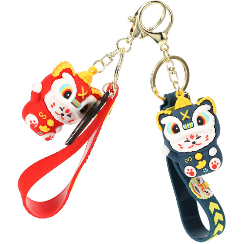 8pcs Cat Keychain Phone Charm Purse Accessory 1