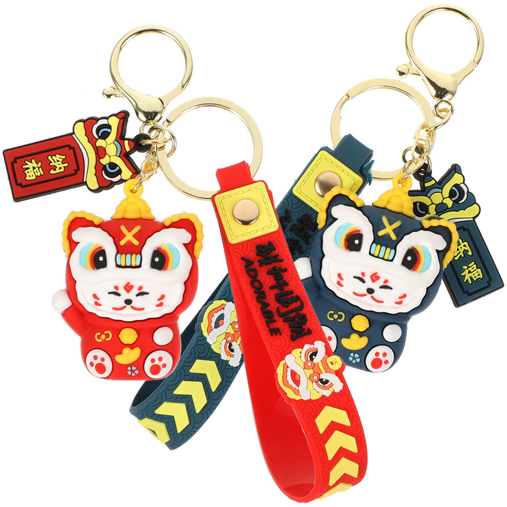 8Pcs Cat Keychain Phone Charm Purse Accessory 3173789638065