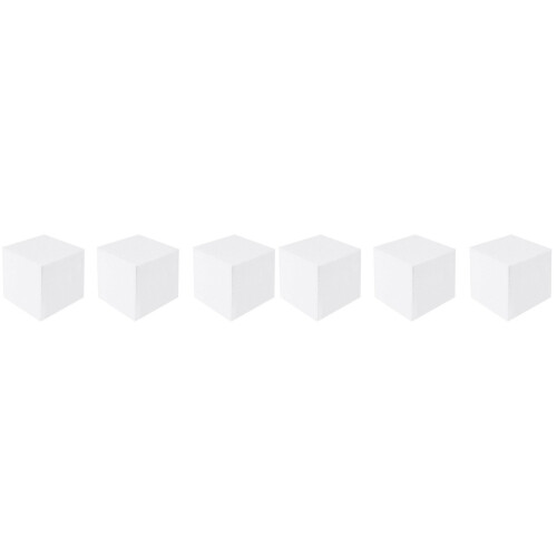 6pcs Craft Cube Block Brick 6inch 15x15cm Modeling Set 1
