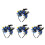 4pcs Ramadan Headband with Star Moon Decor Eid Mubarak 4