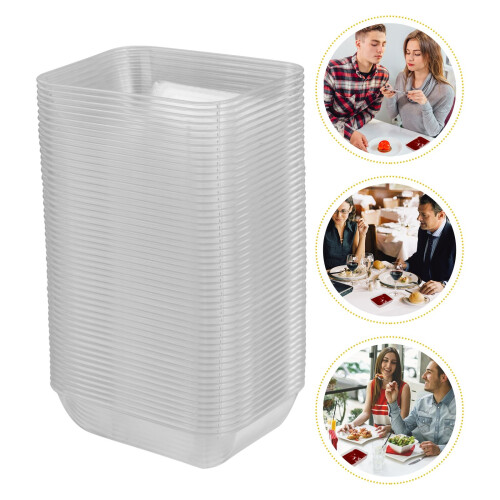 50pcs Rectangular 2