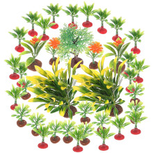 74 pcs realistic tree model micro landscape sand table decoration