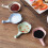 4pcs Straw Chopstick Spoon Holder Sauce Dish Set 6