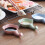 4pcs Straw Chopstick Spoon Holder Sauce Dish Set 10