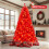6 FT Artificial Christmas Tree w/ DIY 100 Warm Lights Battery Operated 7