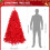 6 FT Artificial Christmas Tree w/ DIY 100 Warm Lights Battery Operated 6