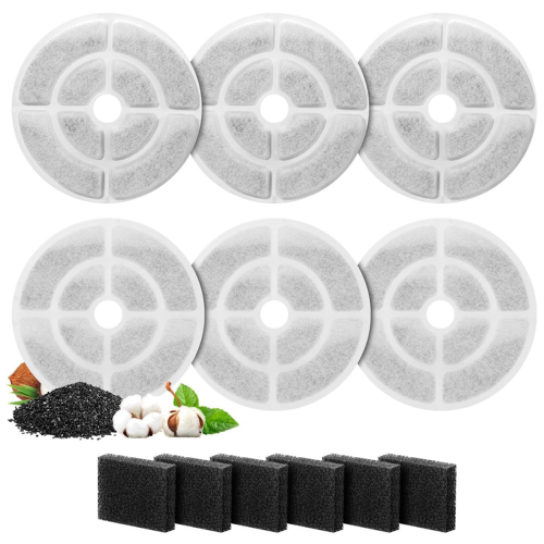 Filtres pour fontaine à eau pour chat (2,5 gal/9,5 L), B