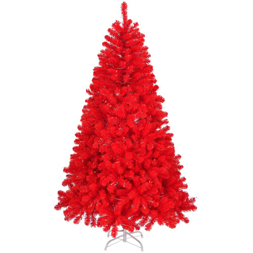 6 FT Artificial Christmas Tree w/ DIY 100 Warm Lights Battery Operated 2