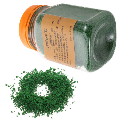 2pcs DIY Miniature Tree Powder for Model Making Green 1