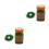 2pcs DIY Miniature Tree Powder for Model Making Green 5