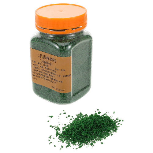 2pcs DIY Miniature Tree Powder for Model Making Green 2
