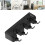 Mop Holder Storage Rack 3 Slots 4 Hooks Black 5