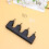 Mop Holder Storage Rack 3 Slots 4 Hooks Black 9
