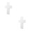 2pcs Polystyrene Foam Cross Model for DIY Craft Religious Decor 7