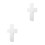 2pcs Polystyrene Foam Cross Model for DIY Craft Religious Decor 6