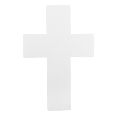 2pcs Polystyrene Foam Cross Model for DIY Craft Religious Decor 1