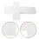 2pcs Polystyrene Foam Cross Model for DIY Craft Religious Decor 11