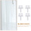 4pcs Plastic Vertical Blind Repair Carrier White 9