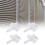 4pcs Plastic Vertical Blind Repair Carrier White 3