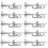 100pcs Christmas Musical Instrument Ornaments Mini Models 3