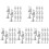 100pcs Christmas Musical Instrument Ornaments Mini Models 4