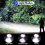 LED Rechargeable Headlamp 3 Lighting Modes Telescopic Zoom 4