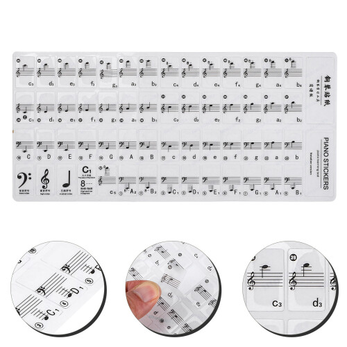 1pc Beginner Piano Keyboard Stickers 2