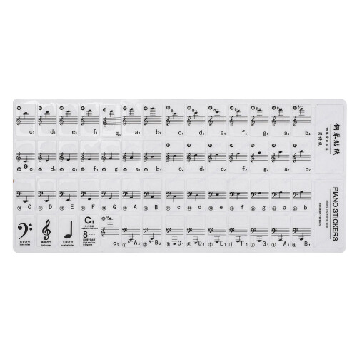 1pc Beginner Piano Keyboard Stickers