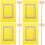 4sets Wooden Paper Making Frame with Hammer Base Plate 7