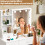 White Dressing Table Stool Set with LED Lights Mirror Vanity Desk UK 5