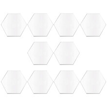 50pcs DIY Acrylic Cards Multi-Function Clear Plates Kids Accessory