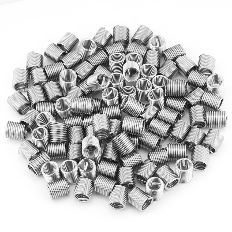 100pcs Stainless Steel SS304 Coiled Wire Helical