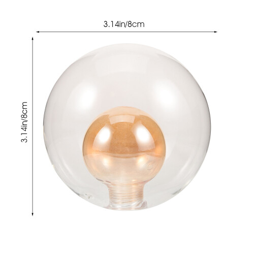Glass Lamp Shade 80mm G9 Socket Ceiling Light 2