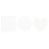 200pcs Blank Acrylic Keychains Key Pendants 9