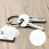 200pcs Blank Acrylic Keychains Key Pendants 11