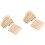 2sets Pottery Doll Base Wooden Holder 6