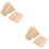 2sets Pottery Doll Base Wooden Holder 8
