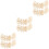 108pcs Wooden Easter Egg Ornaments Unfinished Decor 7
