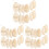 108pcs Wooden Easter Egg Ornaments Unfinished Decor 4