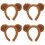 4pcs Bear Ears Headband Cosplay Costume Washing Face 7