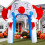 Halloween Clown Arch Inflatable with LED Lights 3