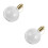 2pcs Clear Fillable Heart Shaped Ball Sublimation Ornament 7