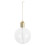 2pcs Clear Fillable Heart Shaped Ball Sublimation Ornament 2