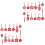 96pcs Spring Festival Felt Hanging Decors Diy 3